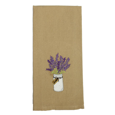 Lavender Mason Jar Towel ET000034 - The Fox Decor